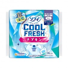 Unicharm  尤妮佳 Sofy Cool 清涼舒爽日用衛生巾 26cm 14片 (量多日用/有翼/含薄荷/敏感禁用)